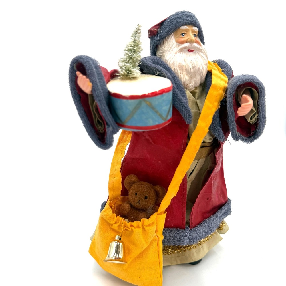 Possible Dreams Clothtique Santa 1986 Angel Tree Drum Vintage